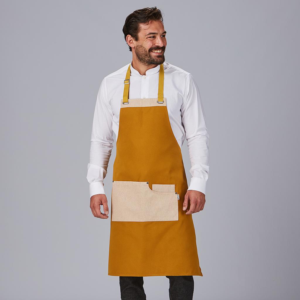 DELANTAL PETO BICOLOR 88X74 CM