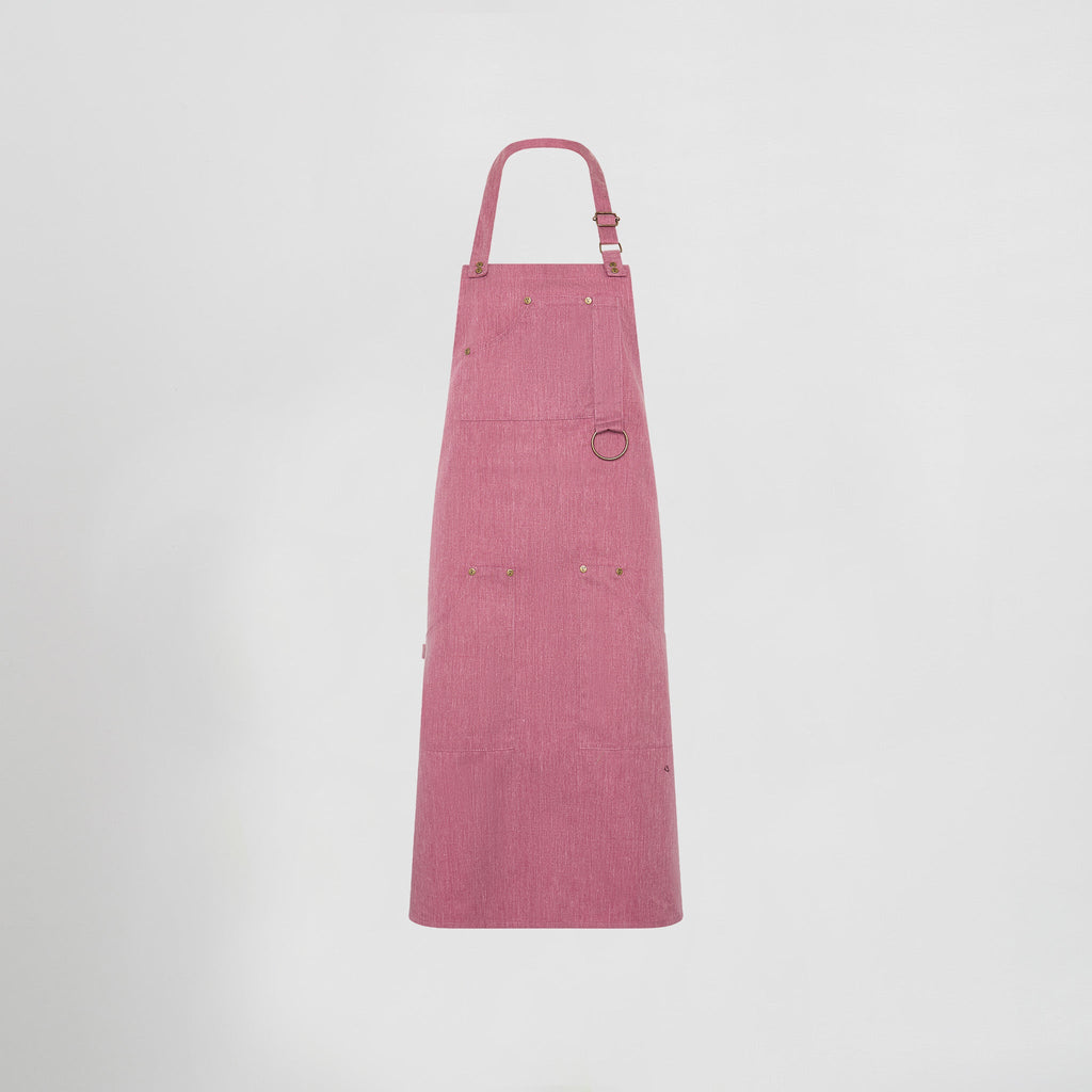DELANTAL PETO REMACHES SARGA RECICLADA 86X74 CM