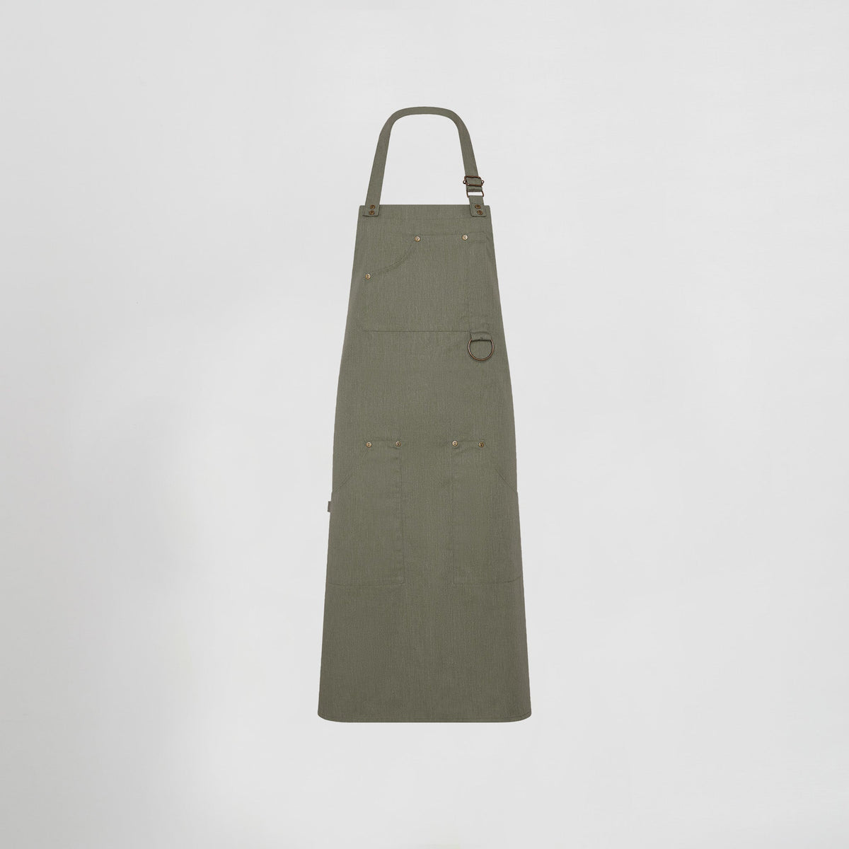 DELANTAL PETO REMACHES SARGA RECICLADA 86X74 CM