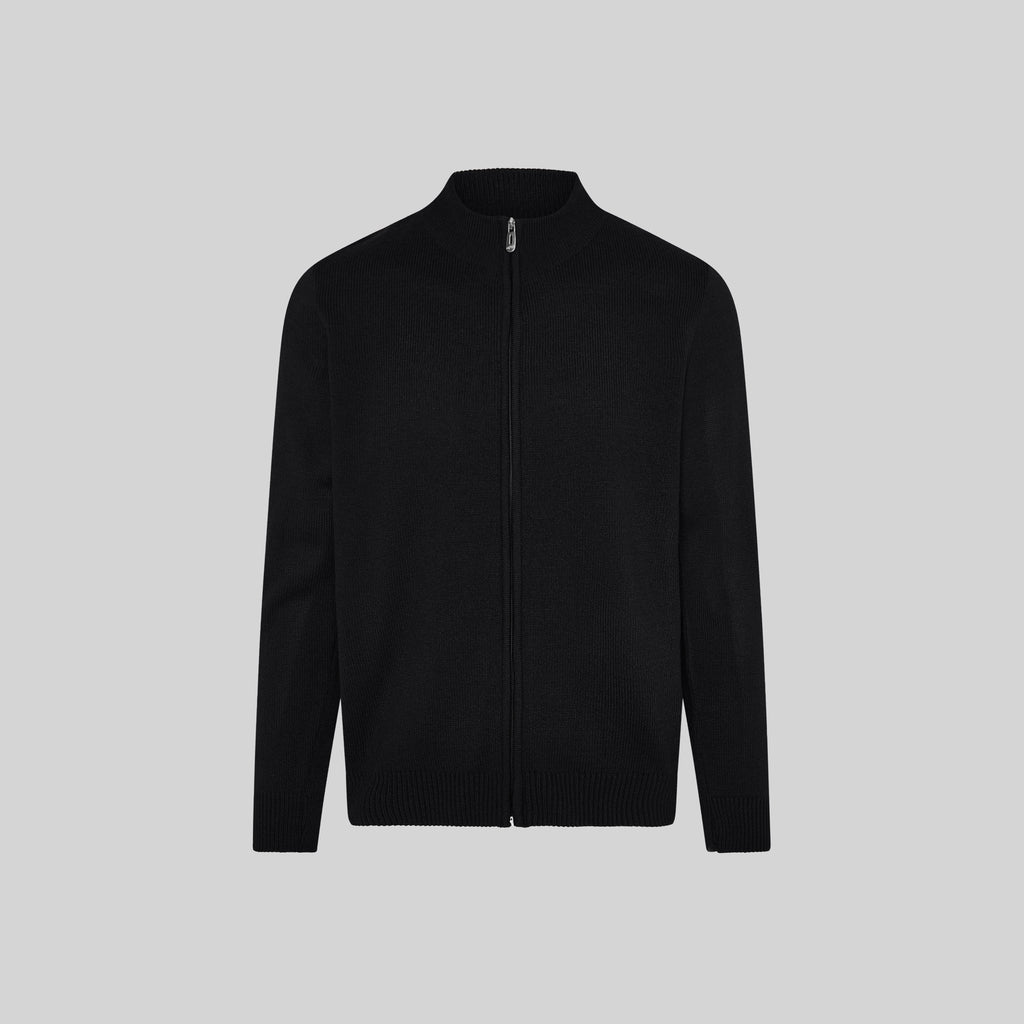 CARDIGAN HOMBRE PUNTO GRUESO CON CREMALLERA