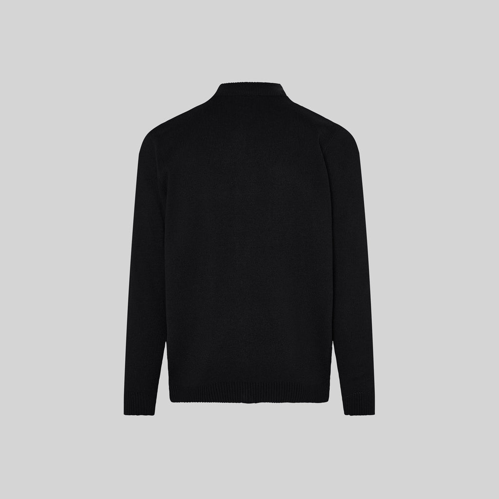 CARDIGAN HOMBRE PUNTO GRUESO CON CREMALLERA