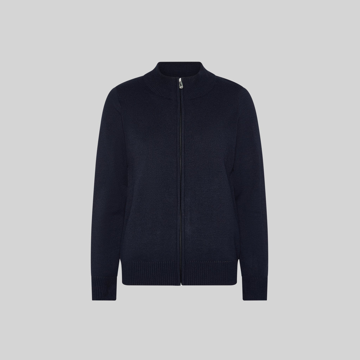 CARDIGAN MUJER PUNTO GRUESO CON CREMALLERA