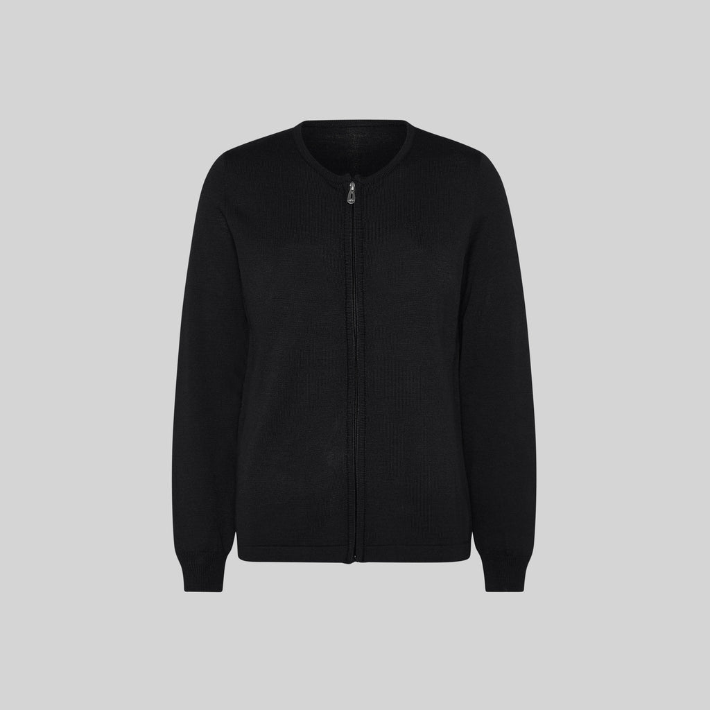 CARDIGAN MUJER PUNTO FINO CON CREMALLERA