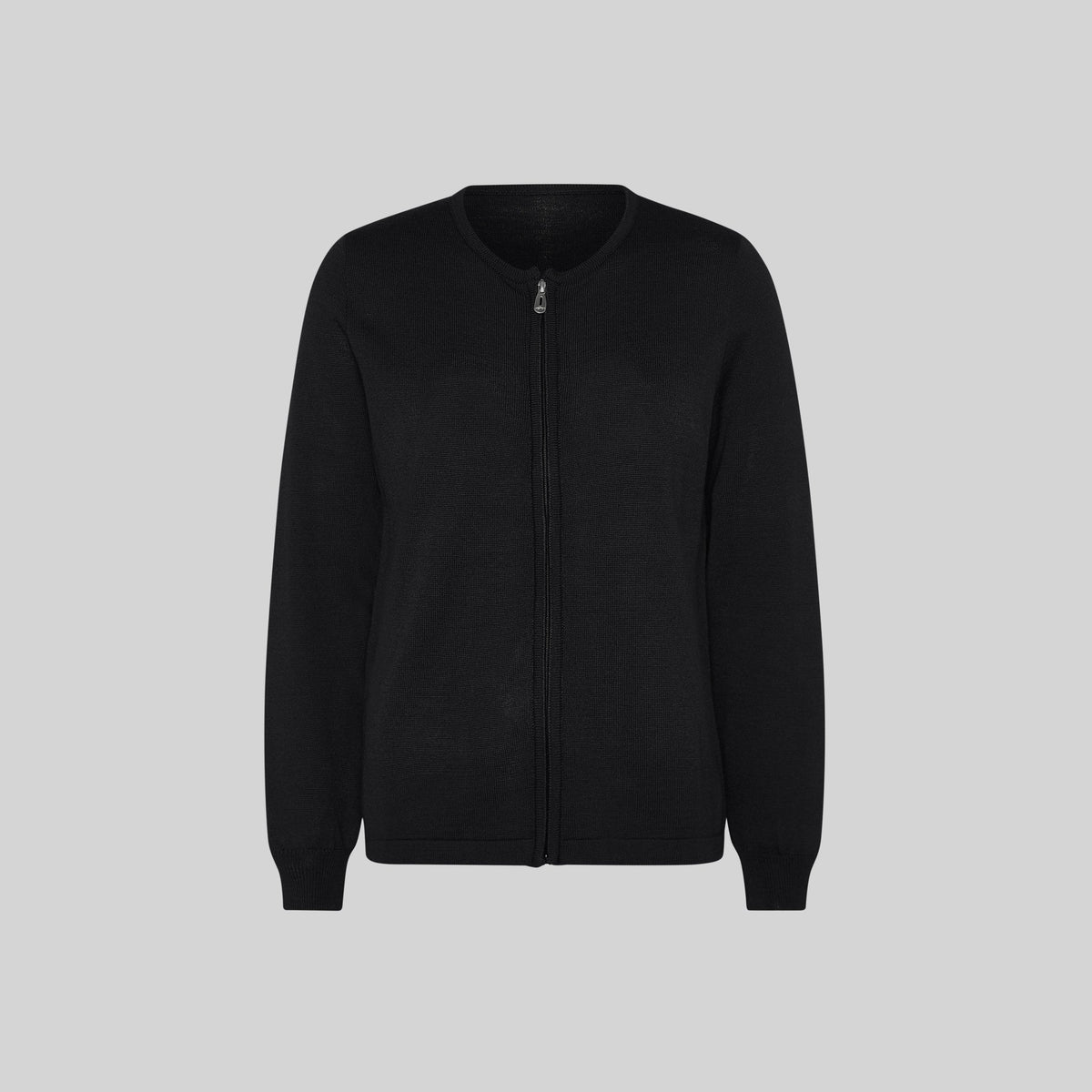CARDIGAN MUJER PUNTO FINO CON CREMALLERA