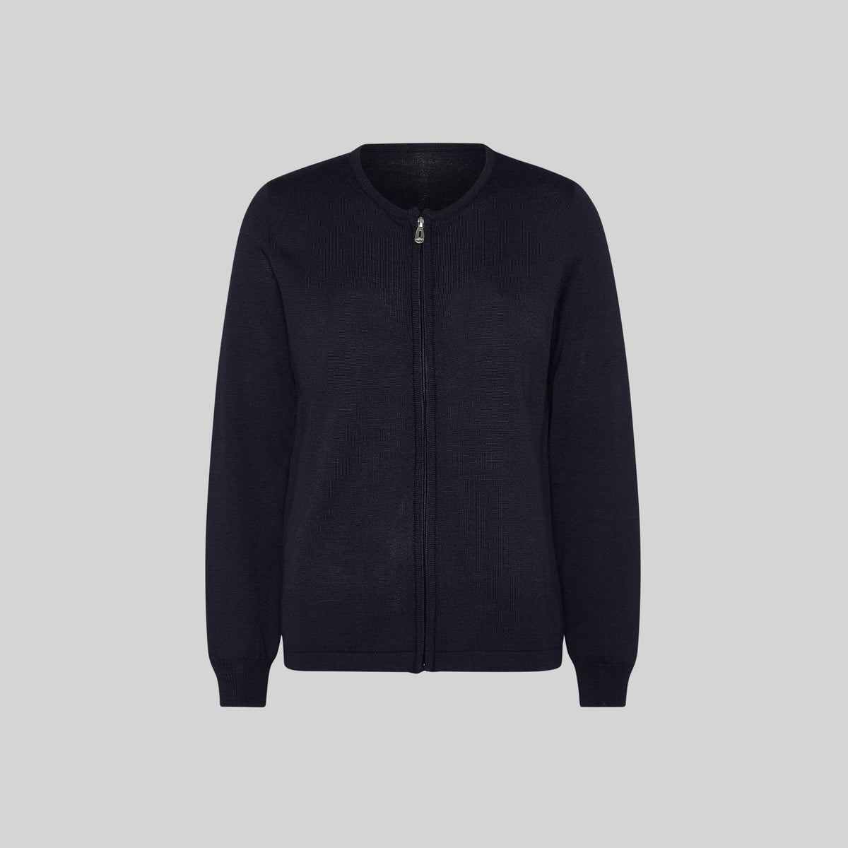 CARDIGAN MUJER PUNTO FINO CON CREMALLERA