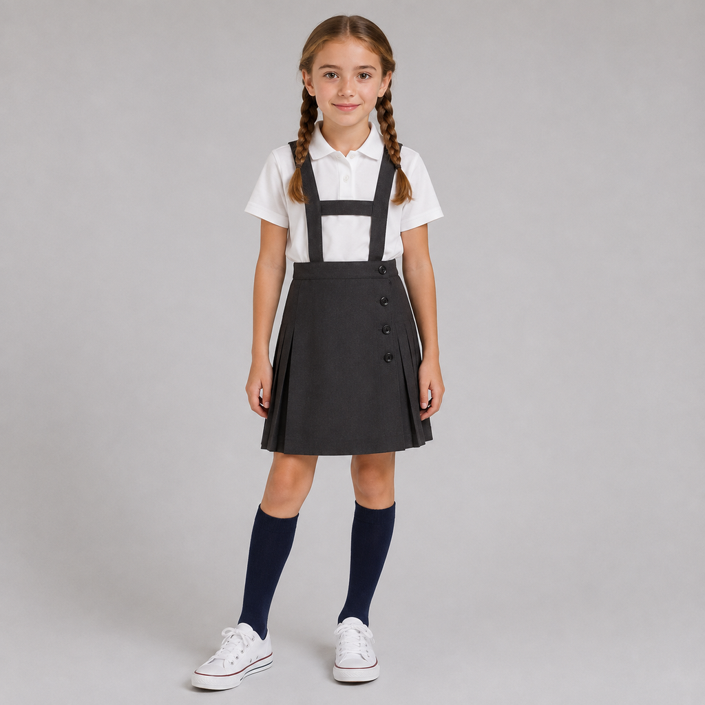 FALDA PLIEGUES CON PETO
