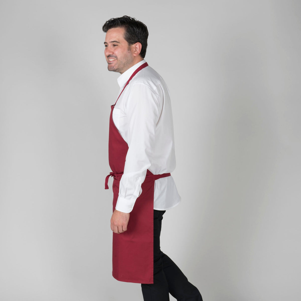 DELANTAL PETO Y BOLSILLO CINTAS 90X75 CM