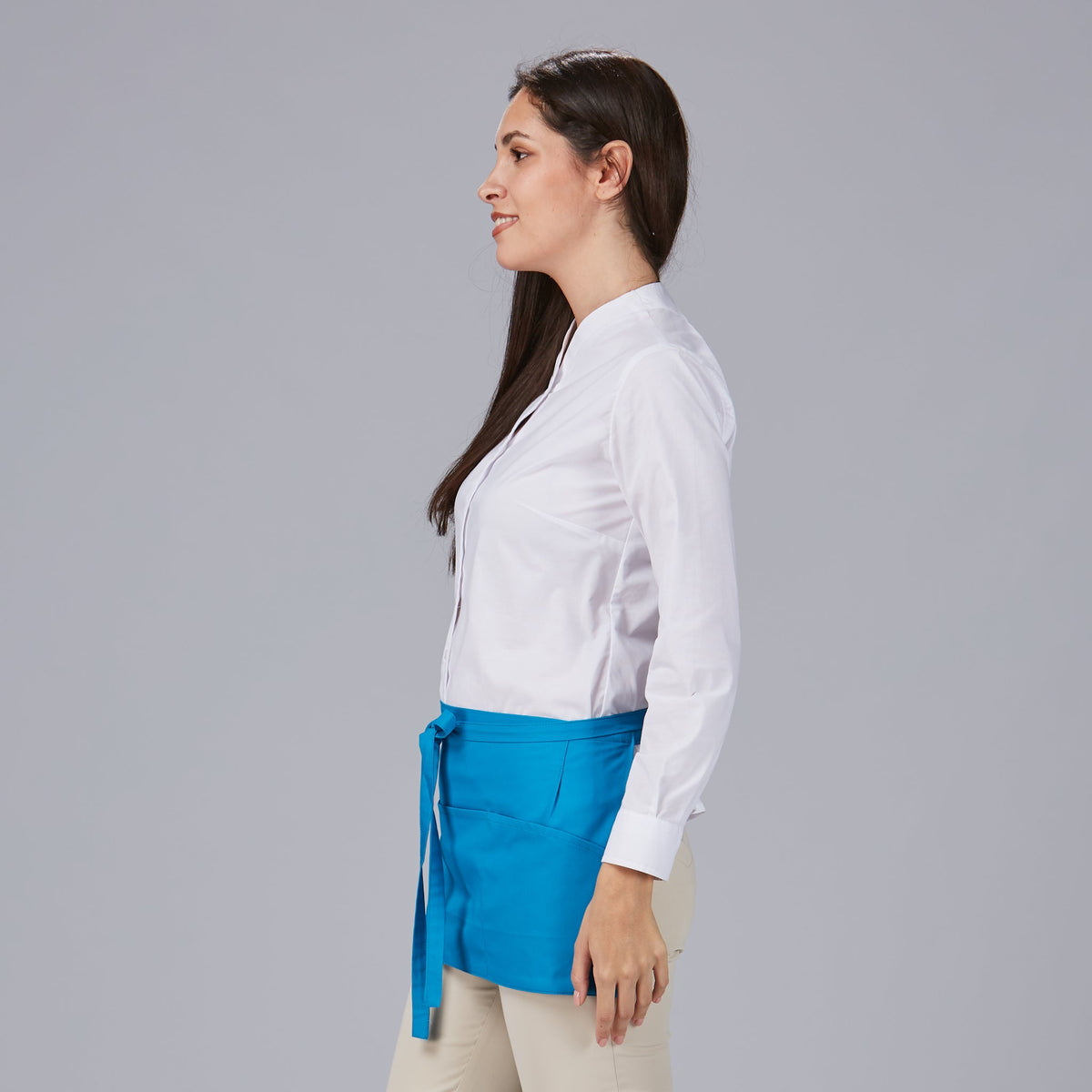 DELANTAL SIN PETO CORTO BOLSILLO 30X60 CM