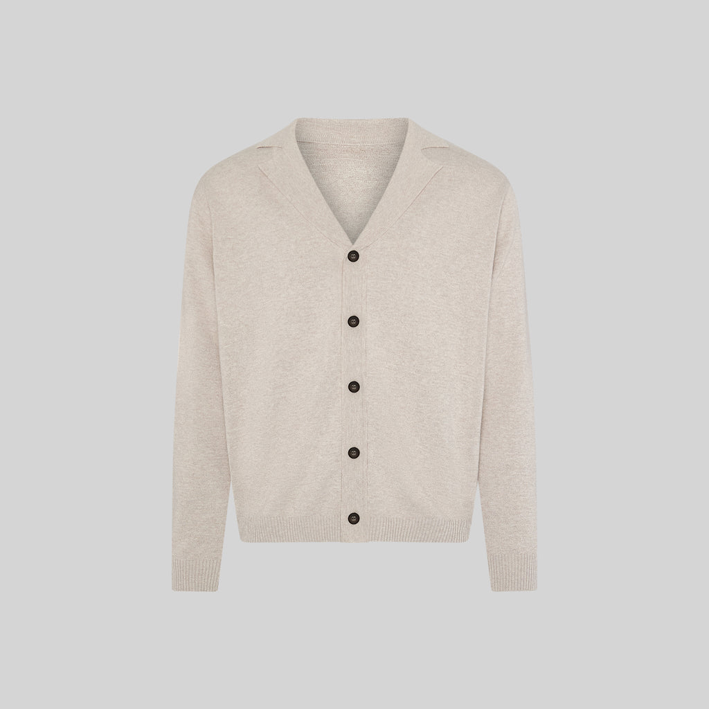 CARDIGAN CUELLO SOLAPA ABOTONADO HOMBRE