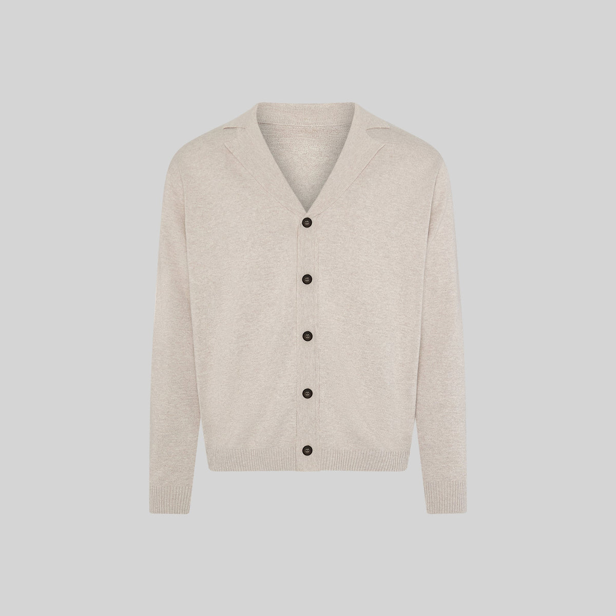 CARDIGAN CUELLO SOLAPA ABOTONADO HOMBRE