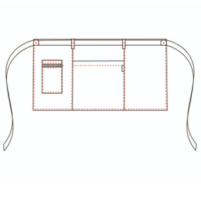 DELANTAL CORTO 35X67 CM
