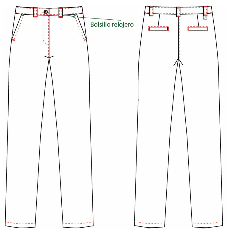 PANTALON MUJER CHINO MEETING