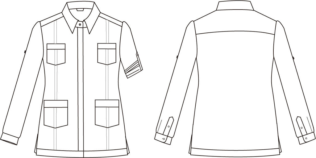 GUAYABERA MUJER CUELLO CAMISERO SUMATRA