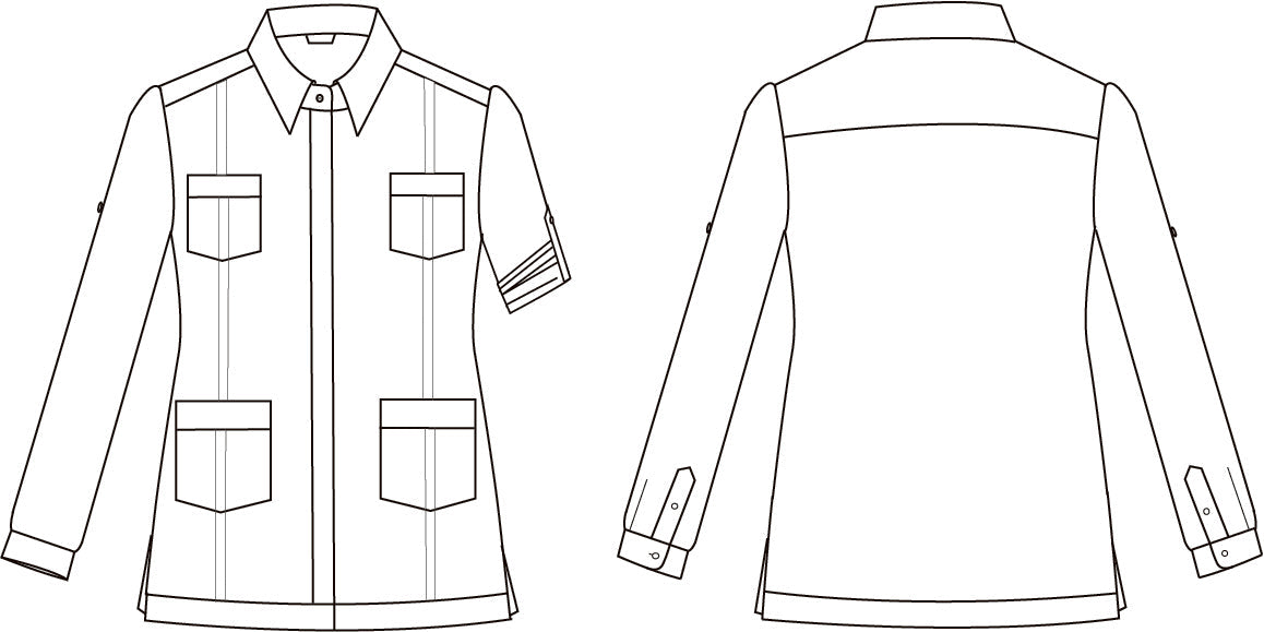 GUAYABERA MUJER CUELLO CAMISERO SUMATRA