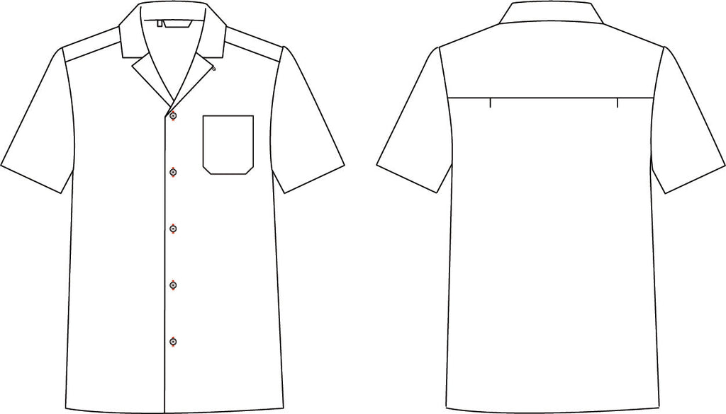 CAMISA HOMBRE CUELLO SOLAPA HAWAI