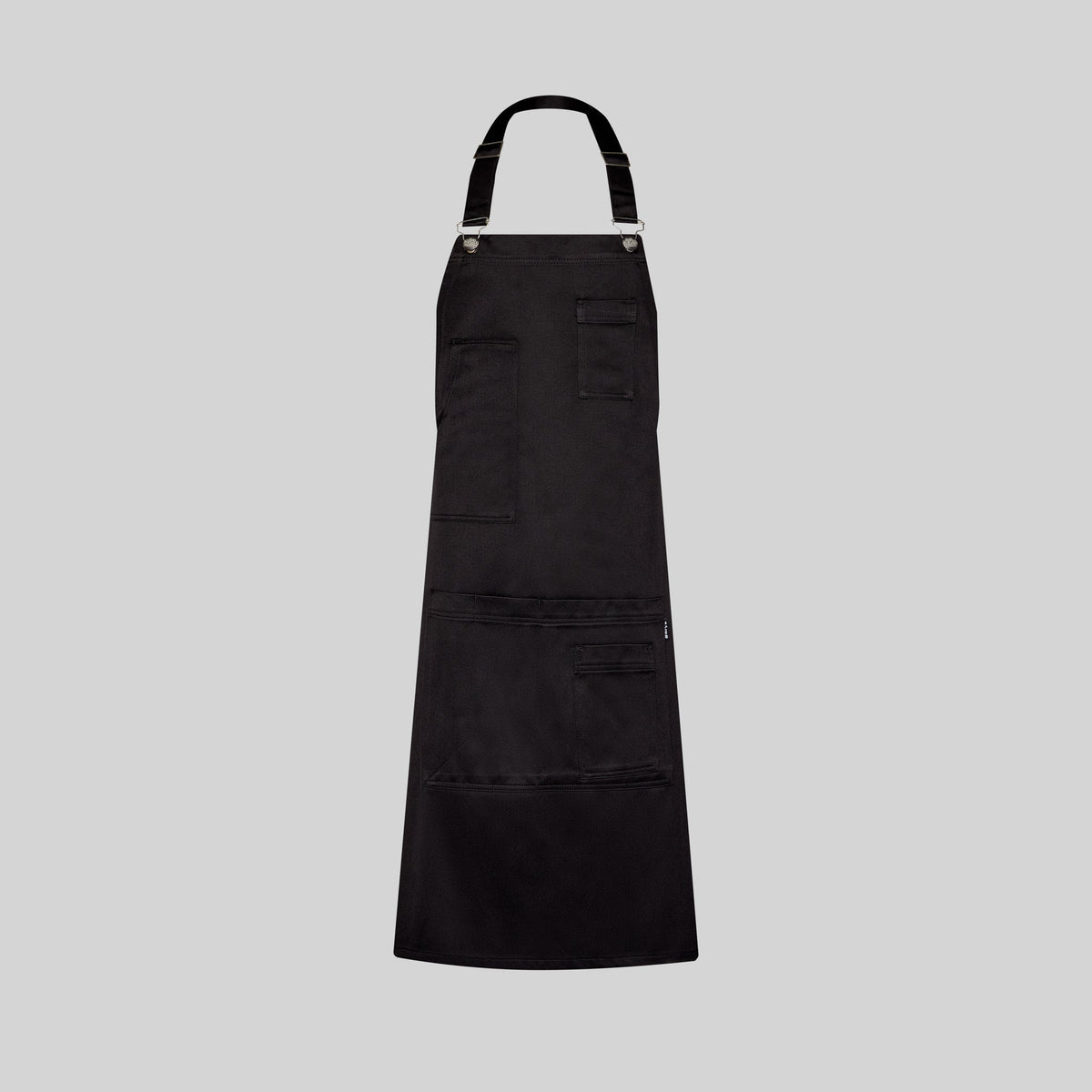 DELANTAL CON PETO SATINADO 80X68 CM