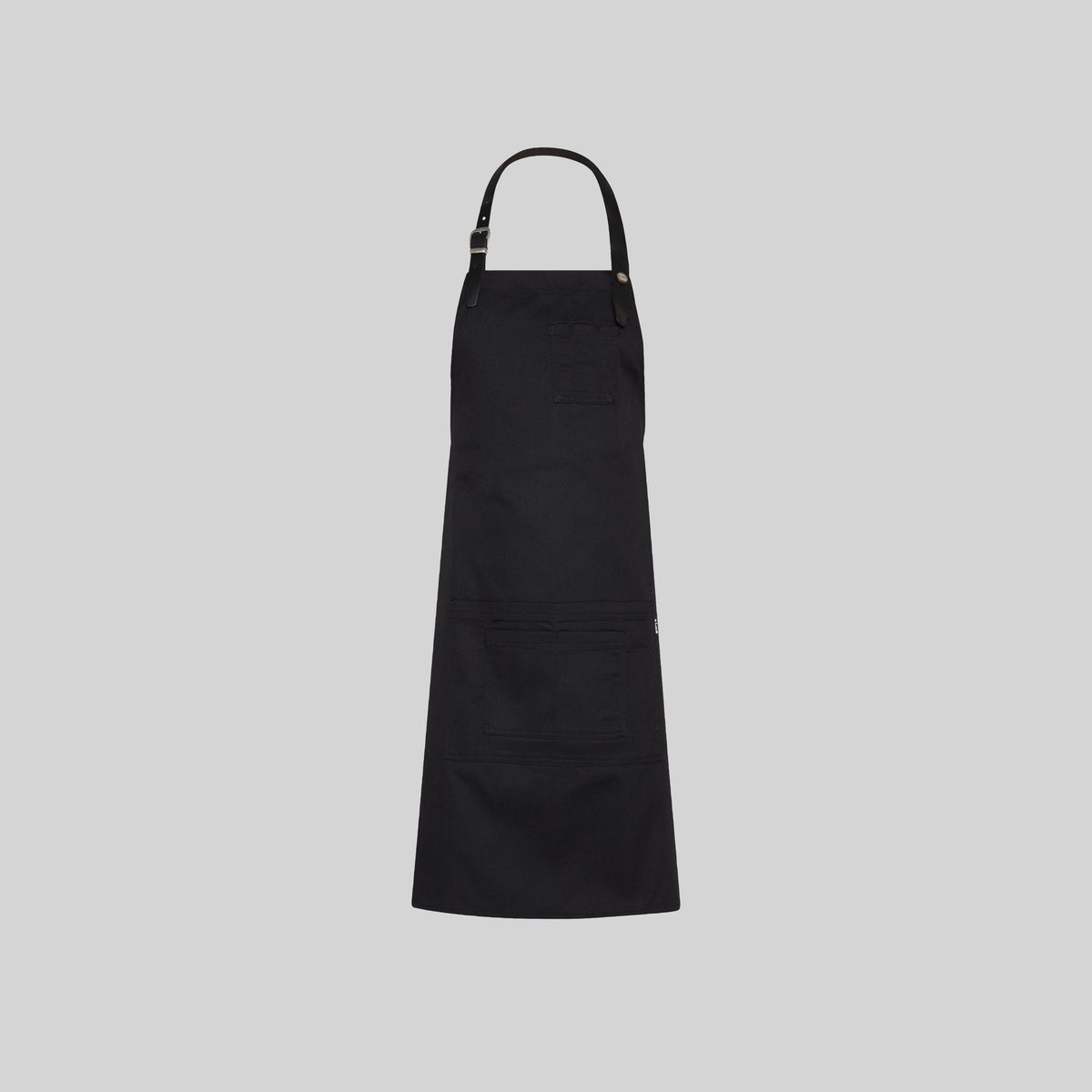 DELANTAL CON PETO CINTA DE CUERO 72X80 CM