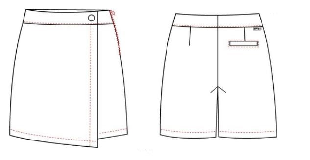 FALDA PANTALON MICROFIBRA