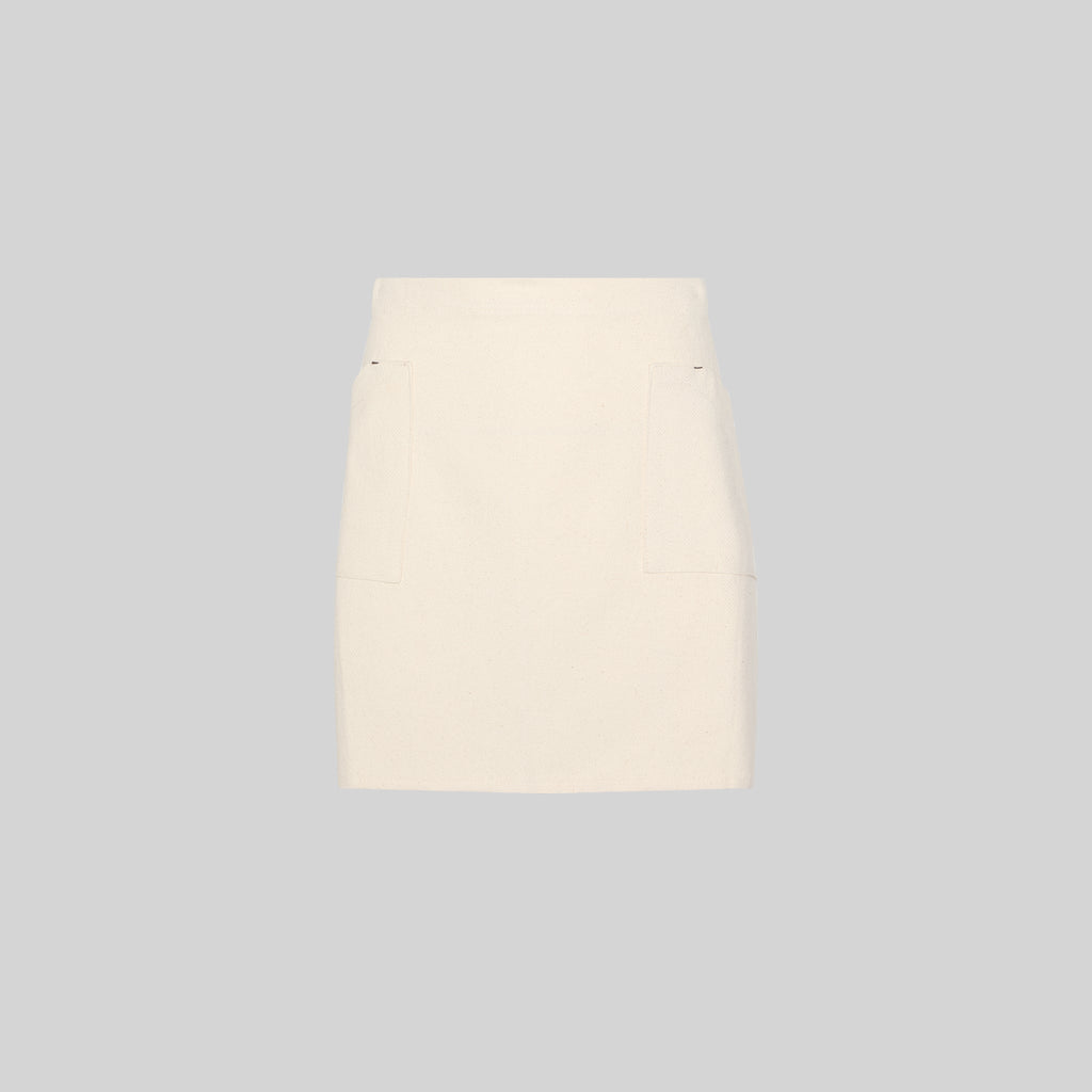 DELANTAL SIN PETO ESTERILLA TEJIDO ORGANICO  45X68 CM
