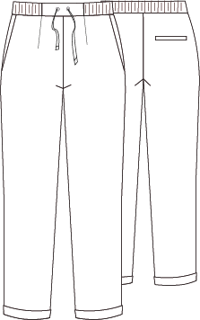 PANTALON MUJER TERMINALES BAJO VUELTO