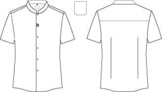 CAMISA HOMBRE M/C C/MAO SLIM FIT ELASTAN