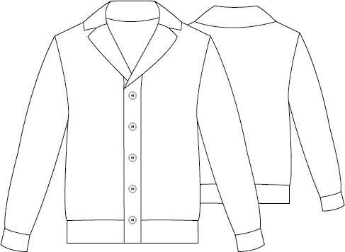CARDIGAN CUELLO SOLAPA ABOTONADO HOMBRE