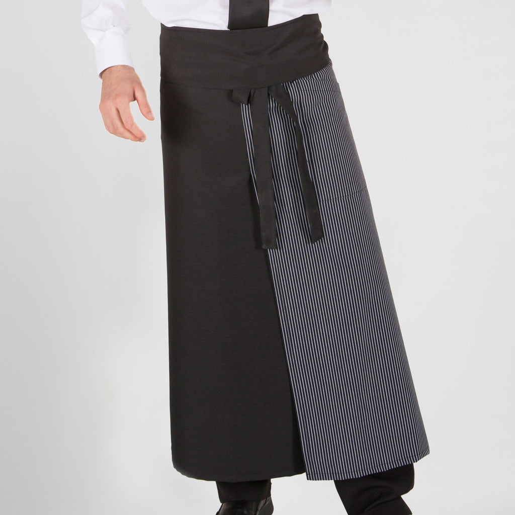 DELANTAL FRANCES ABIERTO COMBI 90X110 CM