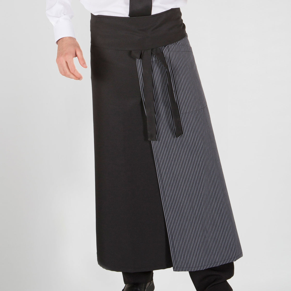 DELANTAL FRANCES ABIERTO COMBI 90X110 CM