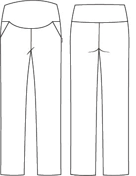 PANTALON PREMAMA MICROFIBRA