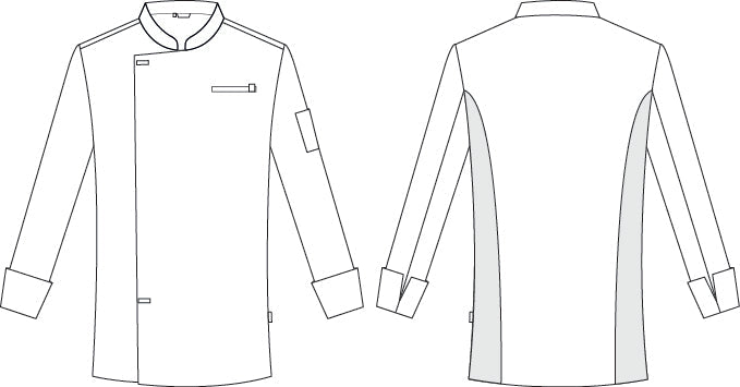 CHAQUETA COCINA UNISEX ANTIMANCHAS MOLINA