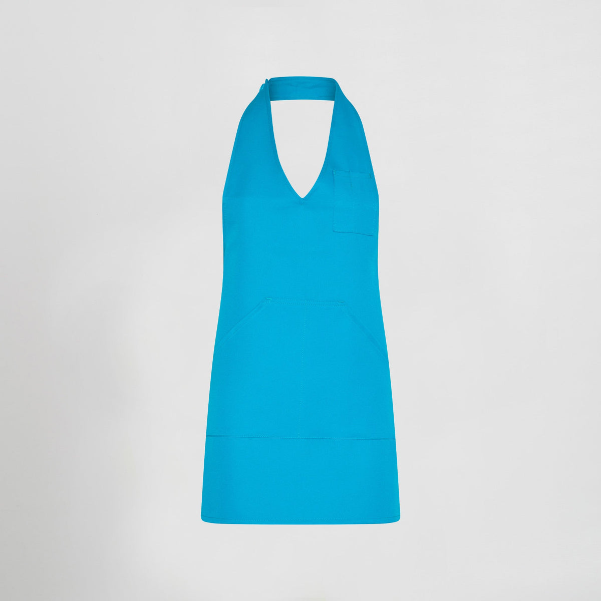 DELANTAL BISTRO ESCOTE PICO BOLSILLO CENTRO 80X65 CM
