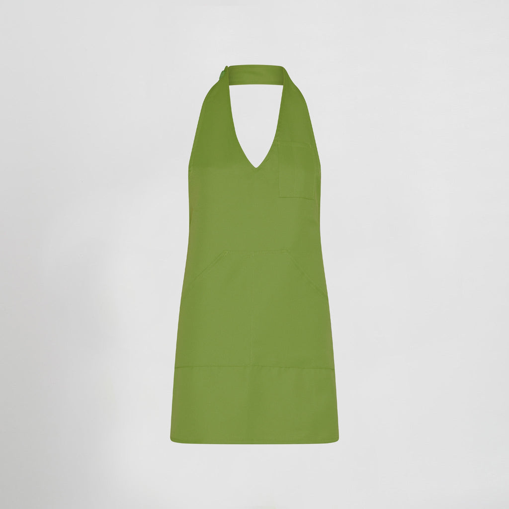 DELANTAL BISTRO ESCOTE PICO BOLSILLO CENTRO 80X65 CM