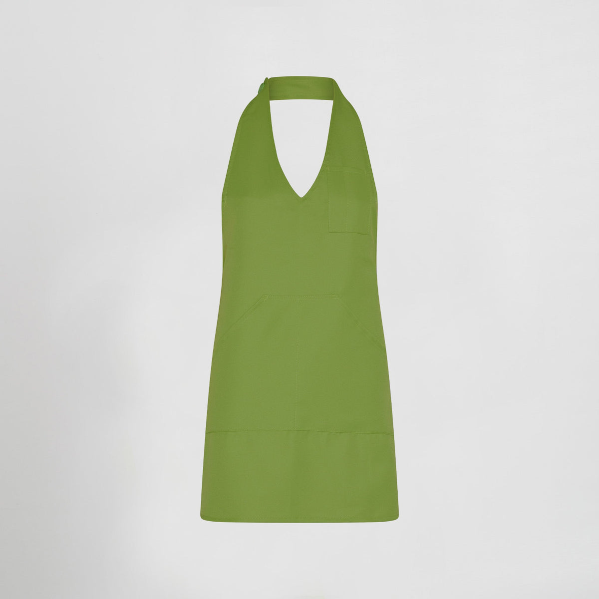 DELANTAL BISTRO ESCOTE PICO BOLSILLO CENTRO 80X65 CM