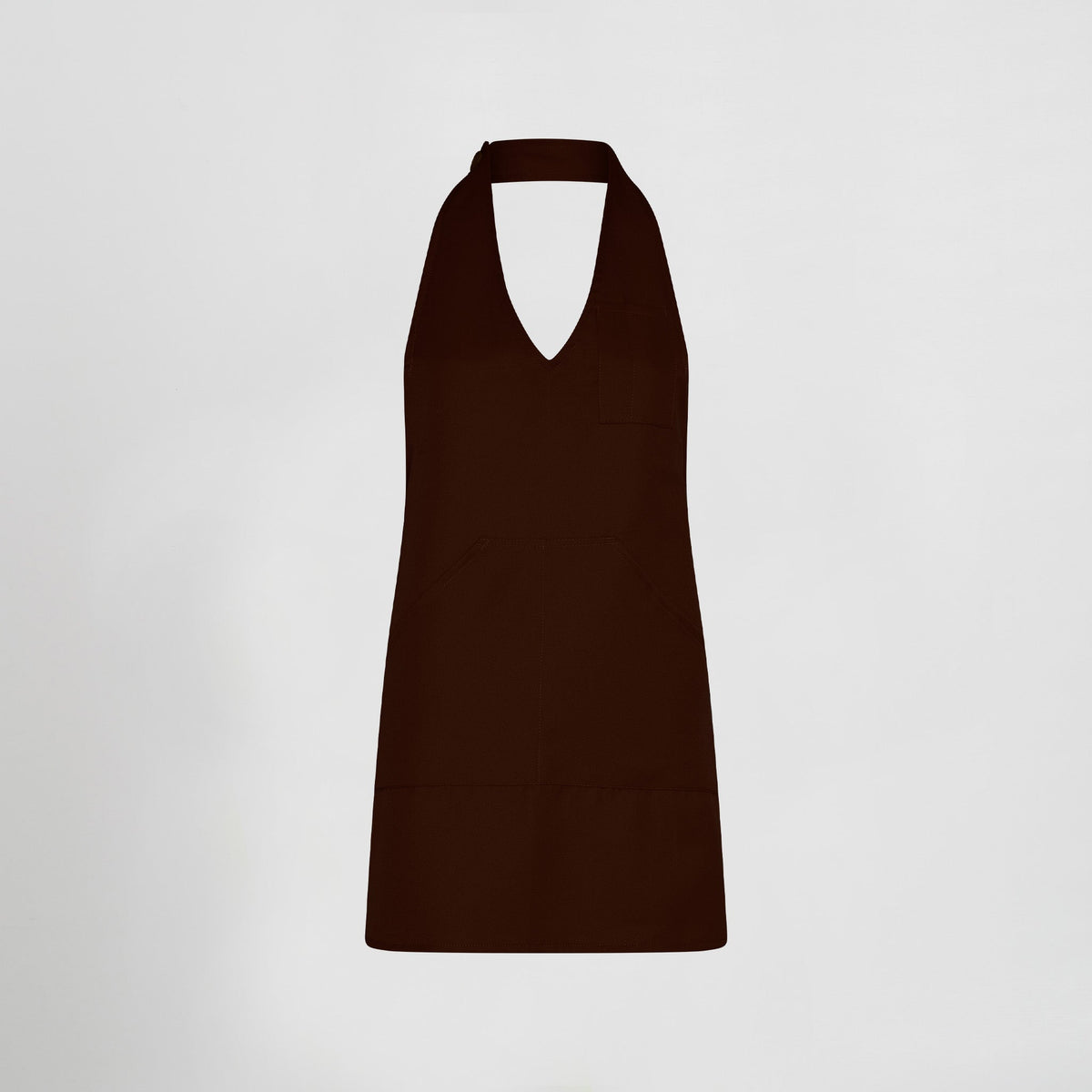 DELANTAL BISTRO ESCOTE PICO BOLSILLO CENTRO 80X65 CM