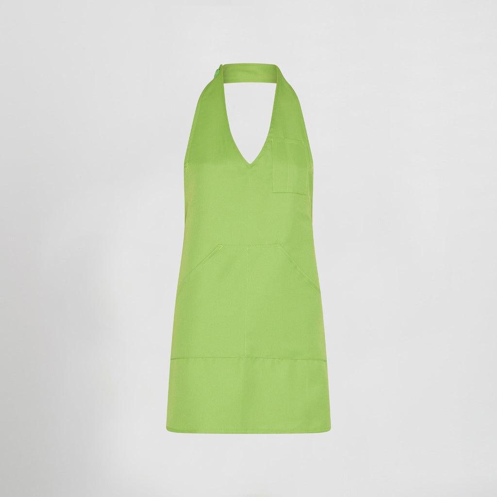 DELANTAL BISTRO ESCOTE PICO BOLSILLO CENTRO 80X65 CM