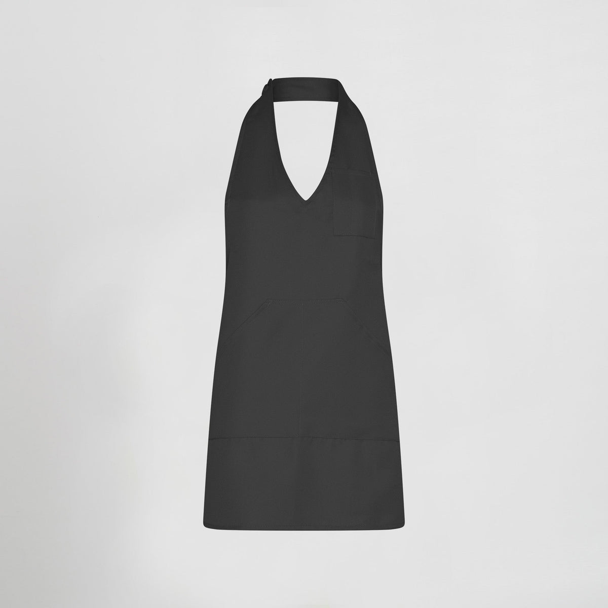 DELANTAL BISTRO ESCOTE PICO BOLSILLO CENTRO 80X65 CM