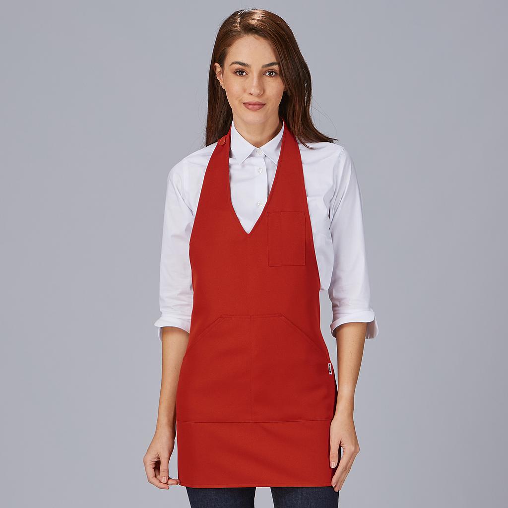 DELANTAL BISTRO SARGA POLIESTER 80X65 CM