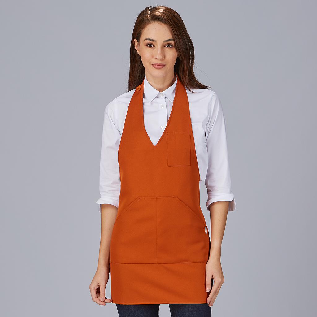 DELANTAL BISTRO SARGA POLIESTER 80X65 CM