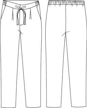 PANTALON UNISEX BIELASTICO CORDON-FUELLE