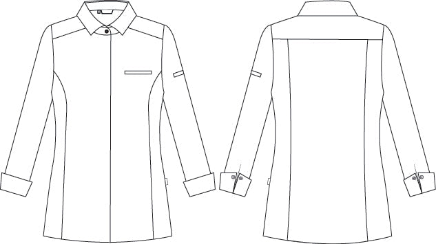CHAQUETA COCINA MUJER C/ITALIANO MORAL