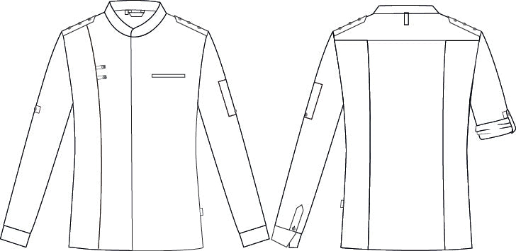 CHAQUETA COCINA HOMBRE SATEN ALGODON CUETO
