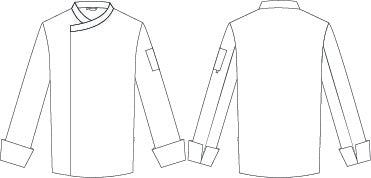 CHAQUETA COCINA UNISEX ESTAMPADA VAZQUEZ