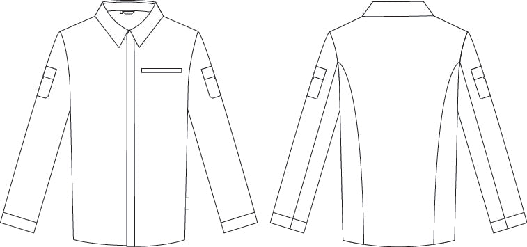 CHAQUETA COCINA UNISEX COMBI CANALE TRUEBA