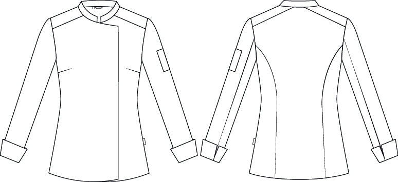 CHAQUETA COCINA MUJER ESTRADA