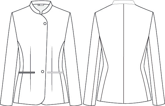 CHAQUETA MUJER CUELLO MAO BALSEIRO