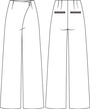 PANTALON MUJER CRUZADO
