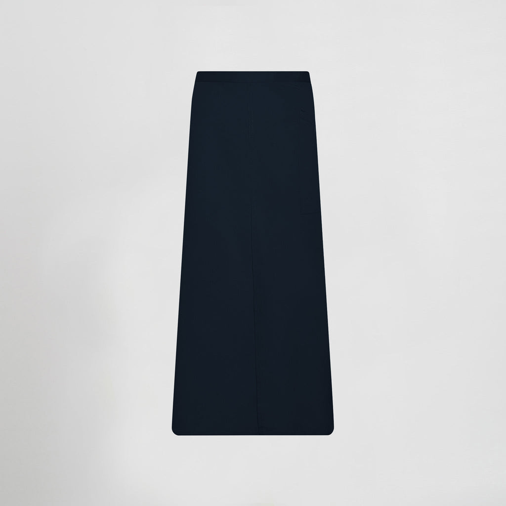 DELANTAL FRANCES ABIERTO SARGA POLIESTER 90X110 CM