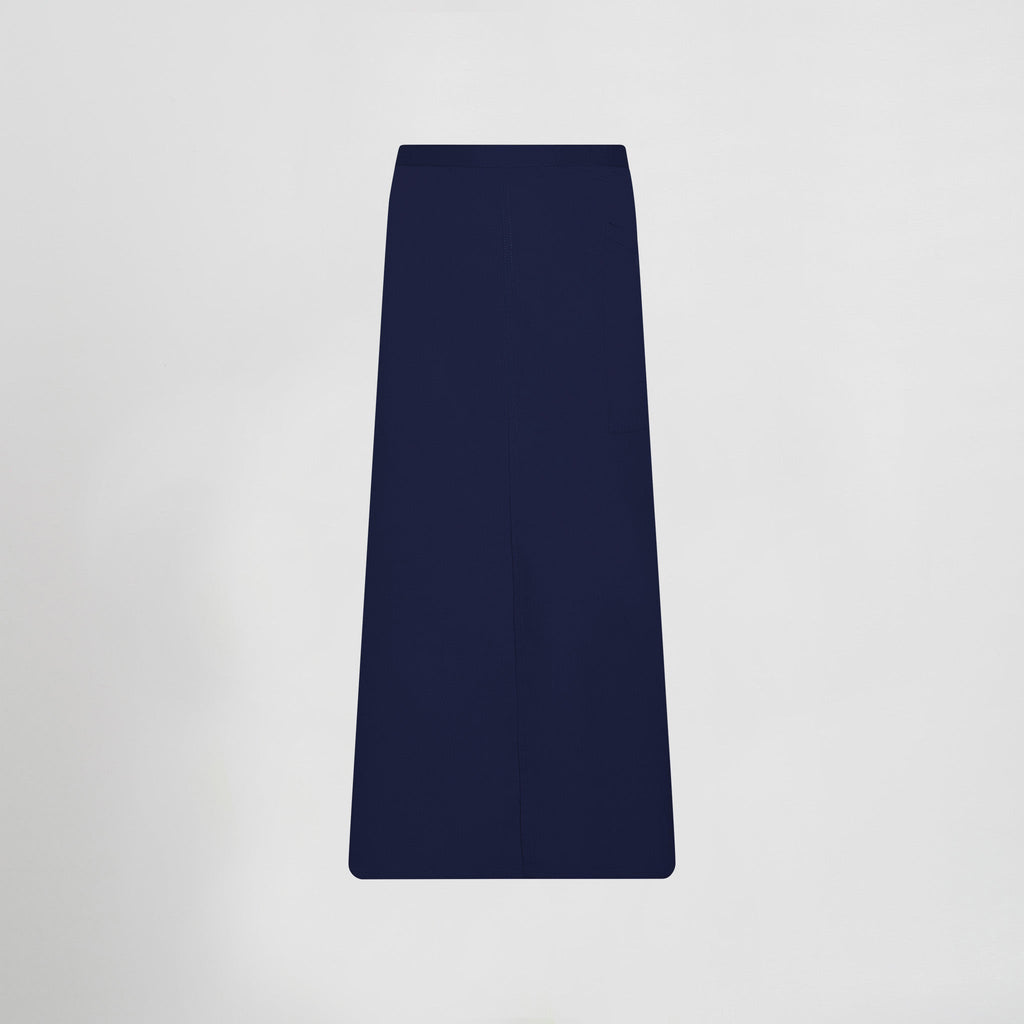 DELANTAL FRANCES ABIERTO SARGA POLIESTER 90X110 CM