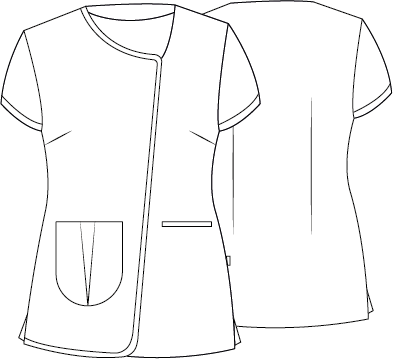 BLUSA MUJER BIES COMBINADO M/C CASILDA