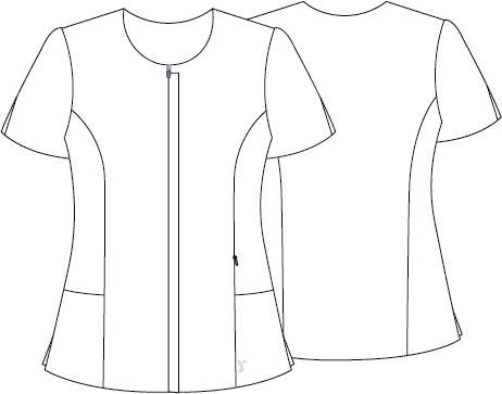 BLUSA HOMBRE CREMALLERA ESCOTE CAJA M/C JOAN